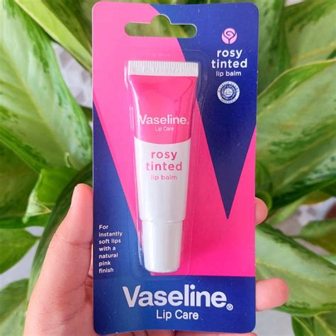 vaseline lip balm moisturizing brightening lips rosy tinted  lip