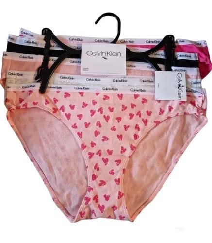 Paquete 5 Calzones Bikini Dama Calvin Klein Originales Envío gratis
