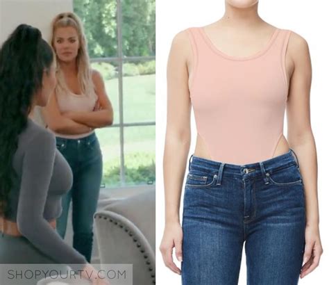 Keeping Up With The Kardashians Season Episode Khloe S Nude Bodysuit Shop Your Tv