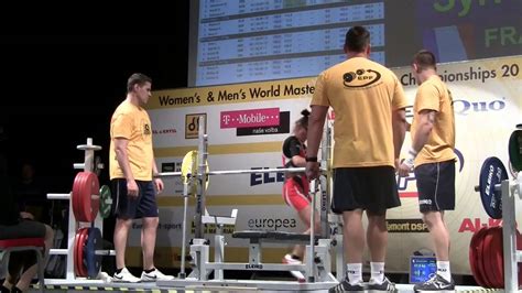 IPF 2014 Master World Championship Women M1 Bench Presses YouTube