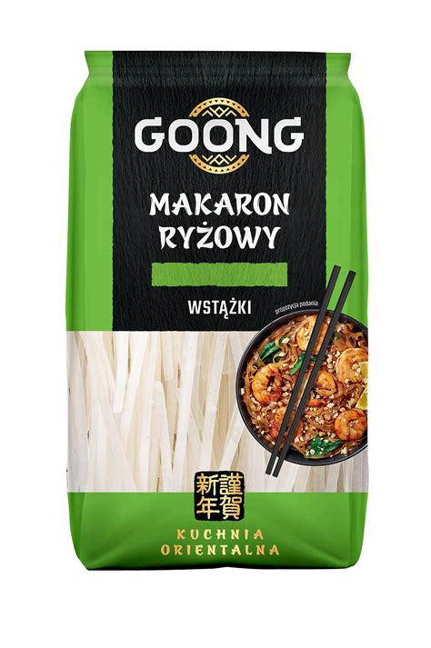 Goong Makaron Ryżowy wstążki 200 g 12637574844 Allegro pl