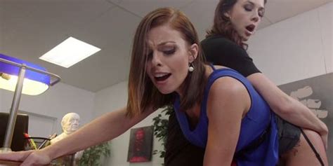 Lesbian Boss Spanks And Fucks Busty Employee Britney Amber Chanel Preston Tnaflix