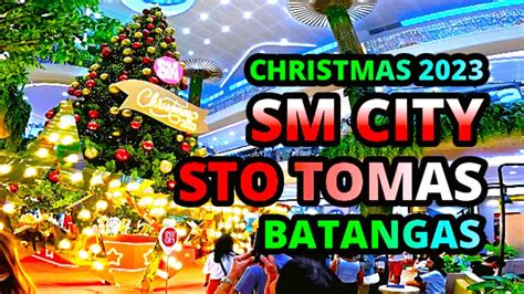 THE 4th AND NEWEST SM MALL IN BATANGAS SM CITY STO TOMAS CHRISTMAS