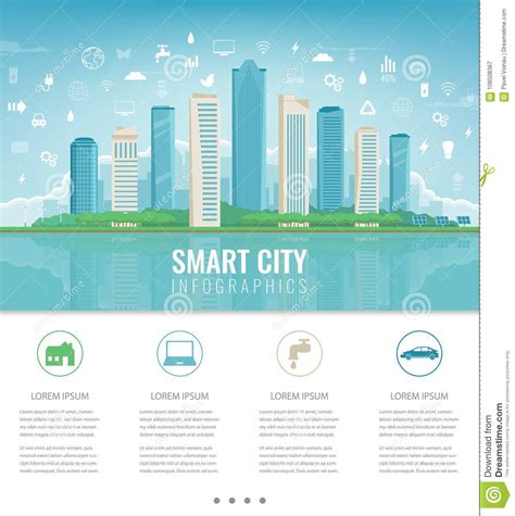 Cidade Infographic Cidade Moderna Elementos Infographic Cidade