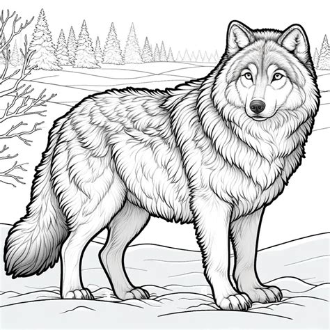 Coloriage Loup à Imprimer Sur Coloriageenfantcom