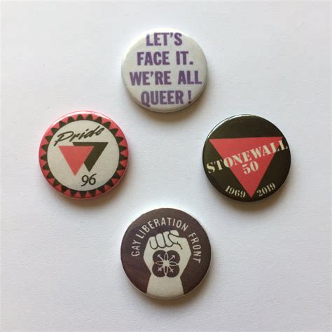 4 Gay Vintage Remake Badges LGBT Pinback Gay Buttons Retro Etsy UK