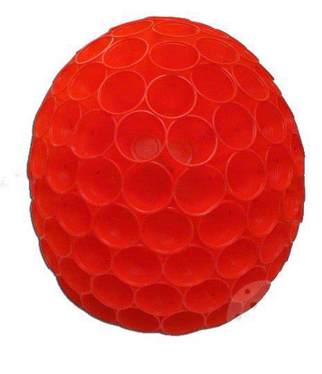 Дед Мороз из пластиковых стаканчиков