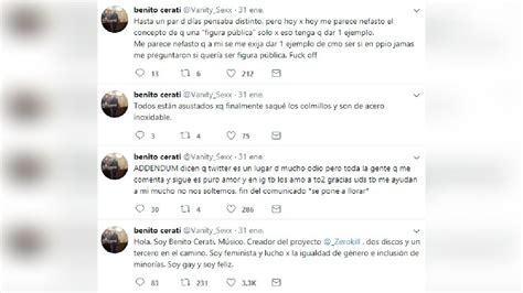 Hijo De Gustavo Cerati Soy Gay Y Soy Feliz RPP Noticias