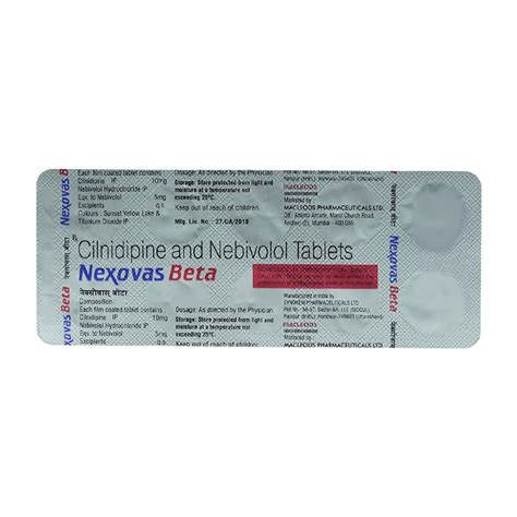 Nexovas Beta Tablet Uses Side Effects Price Apollo Pharmacy