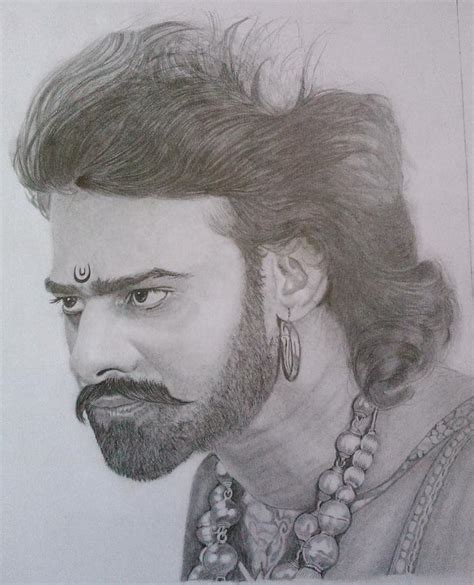 Bahubali Pencil Drawing A Masterpiece Of Cinematic Art