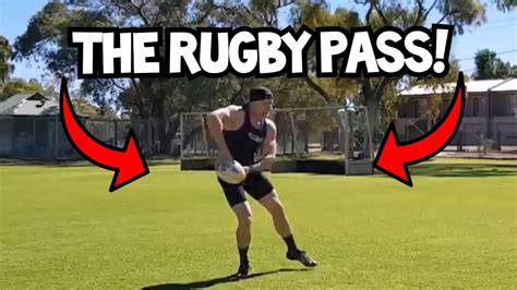 How To Pass A Rugby Ball Rugby Skills Tutorial Youtube