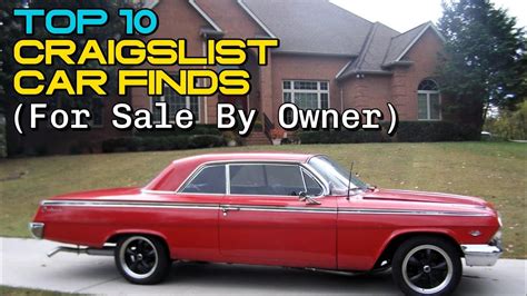 BEST DEALS! TOP 10 CRAIGSLIST CLASSIC CARS FOR SALE BY OWNER