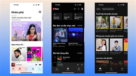 So Sánh Youtube Music Apple Music Và Spotify đâu Là Dịch Vụ Nghe Nhạc Tốt Nhất