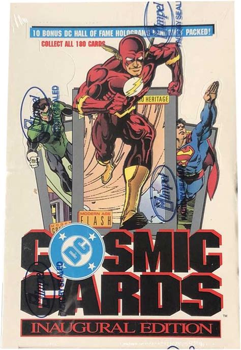 1992 Impel DC Cosmic Cards Checklist Trading Cards Box Info