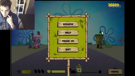 Nickelodeon SpongeBob SquarePants Bikini Bottom Blaster Video Game Level Walkthrough Gameplay