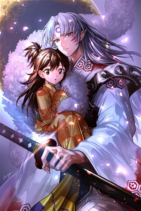 Sesshomaru Y Rin Fanart The Artist Did A Fantastic Job