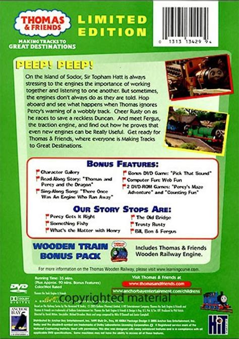 Thomas & Friends: Percy Saves The Day (with Toy Train) (DVD 2005) | DVD ...