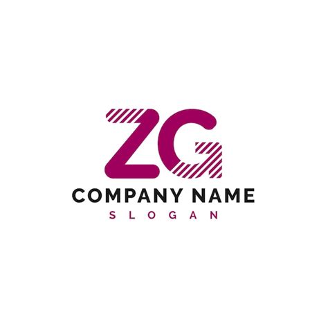premium vector zg letter logo design zg letter logo vector