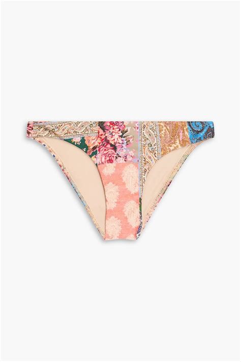 Zimmermann Paisley Print Bikini Briefs The Outnet
