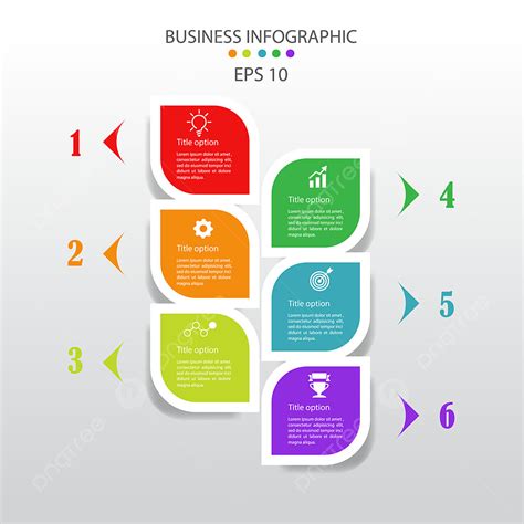 Infographic 6 Elements Vector Hd Images Infographic Element Design