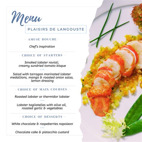 St Martin Private Chef Menus Sxm Culinary Services