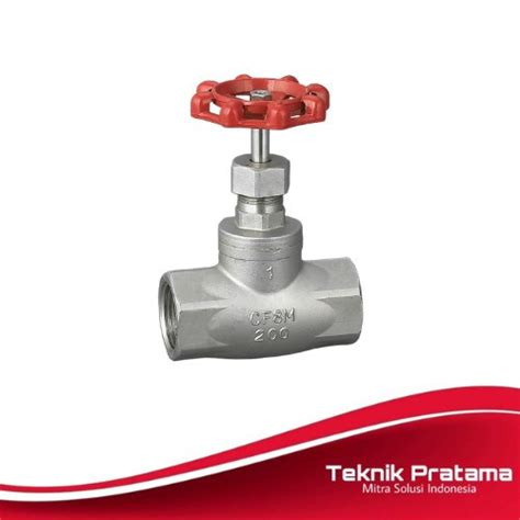 Jual Globe Valve Drat Stainless Steel Inch Jakarta Barat