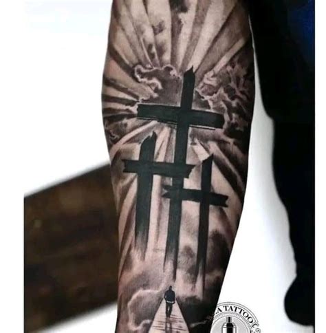 Pin By Juan Antonio Carbajal On Arte De Silueta Cross Tattoo For Men