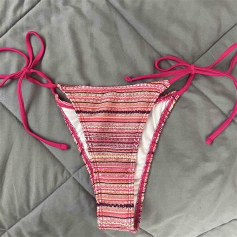 Multi Coloured Bikini Set With Cover Up Beachwear Depop