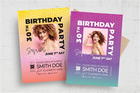 Birthday Party Flyer Template Psd Ai Eps Brandpacks