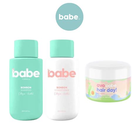 Babe Formula Bonbon Sulfate Free Curly Girl Approved Shampoo And Conditioner With Avo Babe Hair