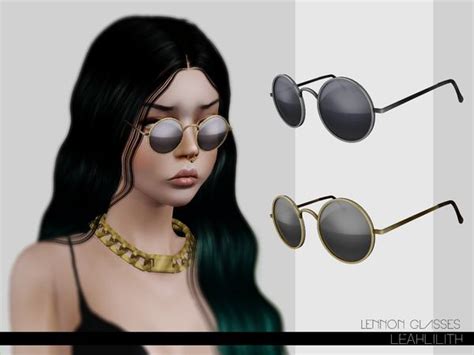 The Sims Resource Lennon Glasses By Leahlillith Sims 3 Downloads Cc