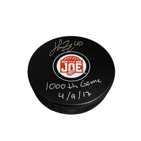 Henrik Zetterberg Signed Detroit Red Wings Farewell To The Joe Puck