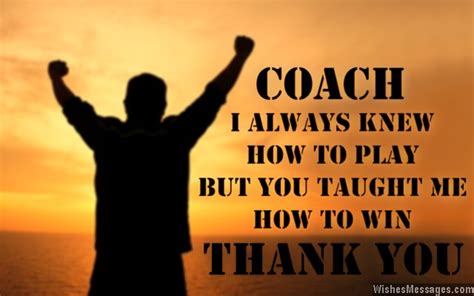 Thank You Messages for Coach: Thank You Notes – WishesMessages.com