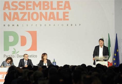 Convenzione Nazionale Pd Diretta Streaming Video Renzi Orlando