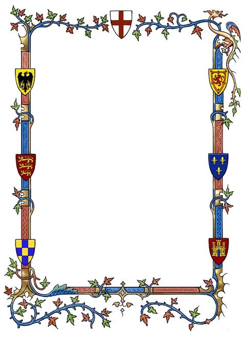 Medieval Border Designs - Cliparts.co