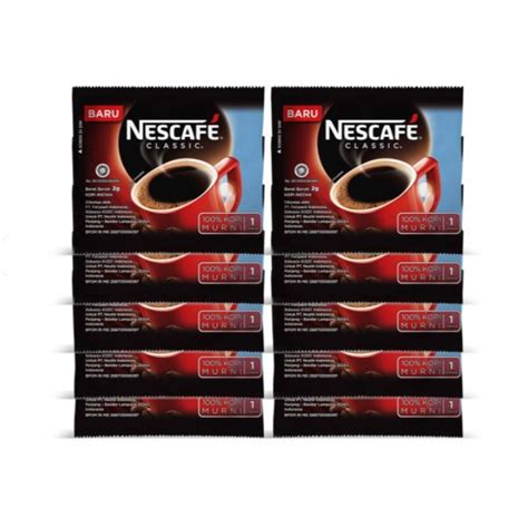 Jual Nescafe Classic 1 Pack Isi 10 Sachet Shopee Indonesia