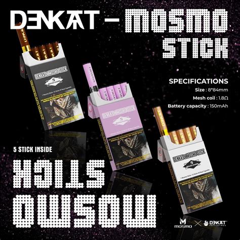 Denkat Mosmo Sticks 500 Puffs Daily Dope Official Store