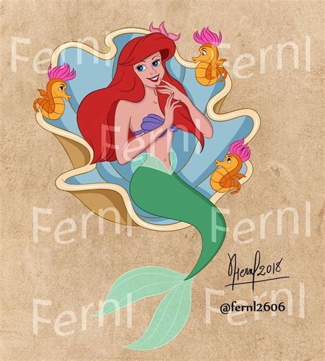 Ariel Ii By Fernl On Deviantart Disney Artists Disney Artwork