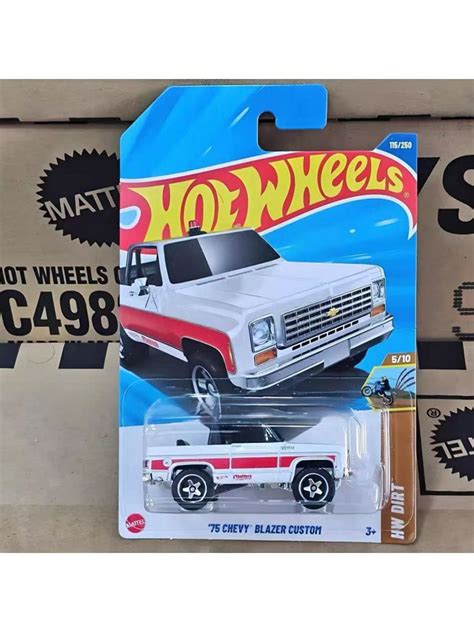 Mattel Hot Wheels L C Chevy Blazer Custom White Hw Dirt Ozon