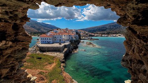 andros island greece greek cyclades islands