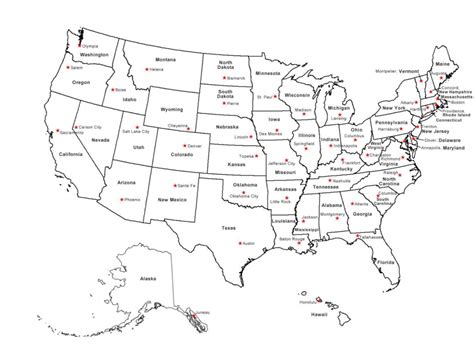 Western United States Map Printable - Printable Maps