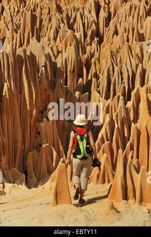 Red Tsingy In Madagascar Africa Stone Formation Of Red Laterite