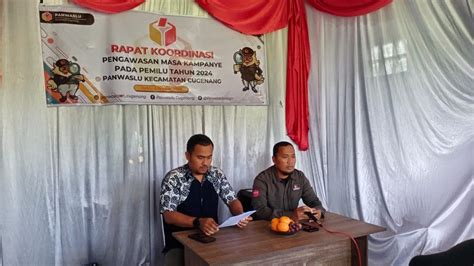 Panwaslu Kecamatan Cugenang Belum Ada Pelanggaran Temuan Kampanye Yang