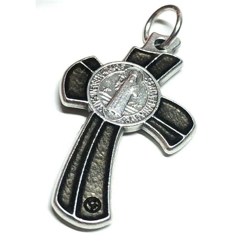 Black Small St Benedict Crucifix Exorcism Cross San Benito