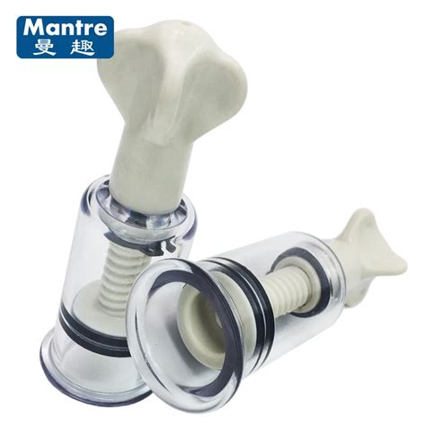 2PC 2 8CM Fetish Nipple Vacuum Pump Breast Enlargers Sex Toys Nipples Clamps Pussy Clitoris