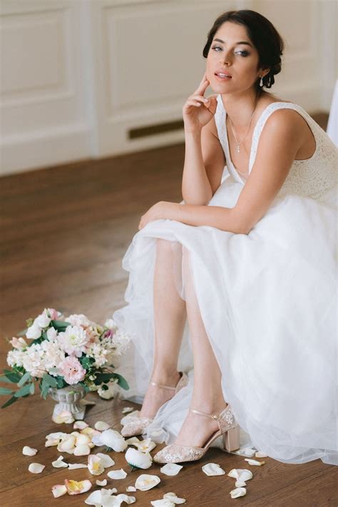 Lace Shoes Wedding Shoes For Bride Bridesmaids Shoes Nude Etsy