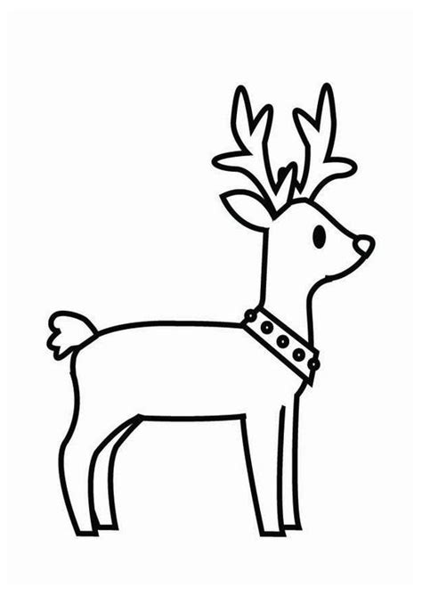 Dibujo De Reno De Navidad Para Colorear Img 26704