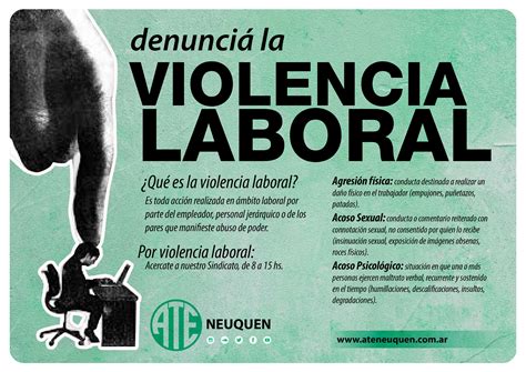 Violencia Laboral Ate Neuquen