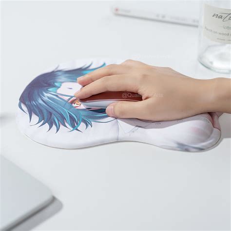 Genshin Impact D Boob Mousepad With Wrist Rest Genshin Etsy Australia