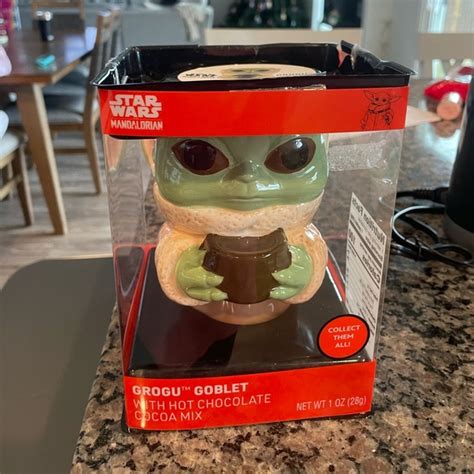 Star Wars Kitchen Star Wars Mandolorian Grogu Baby Yoda Goblet Hot Cocoa Set Poshmark